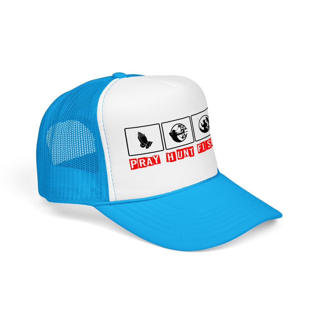 Pray Hunt Fish Grow Trucker Hat