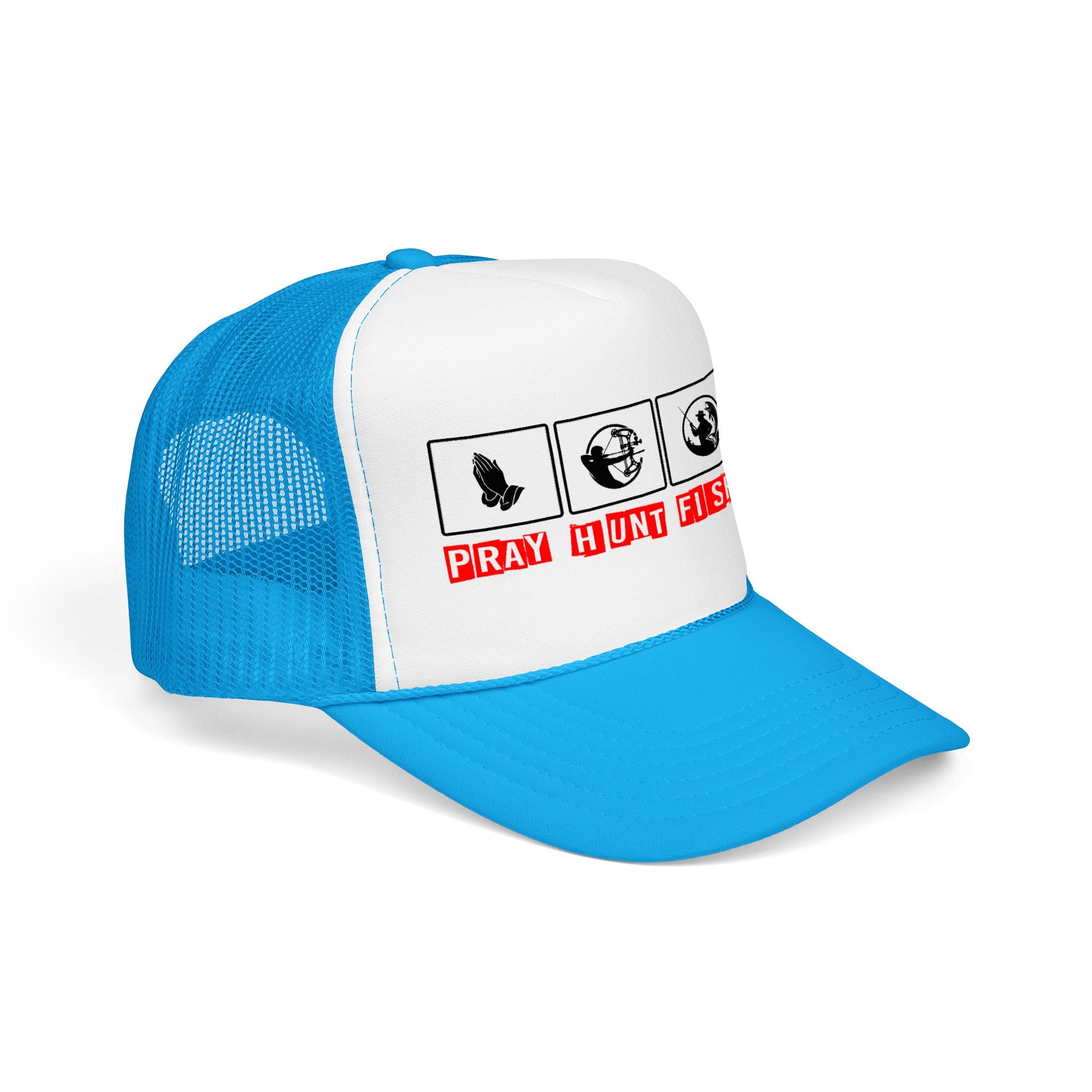 Pray Hunt Fish Grow Trucker Hat