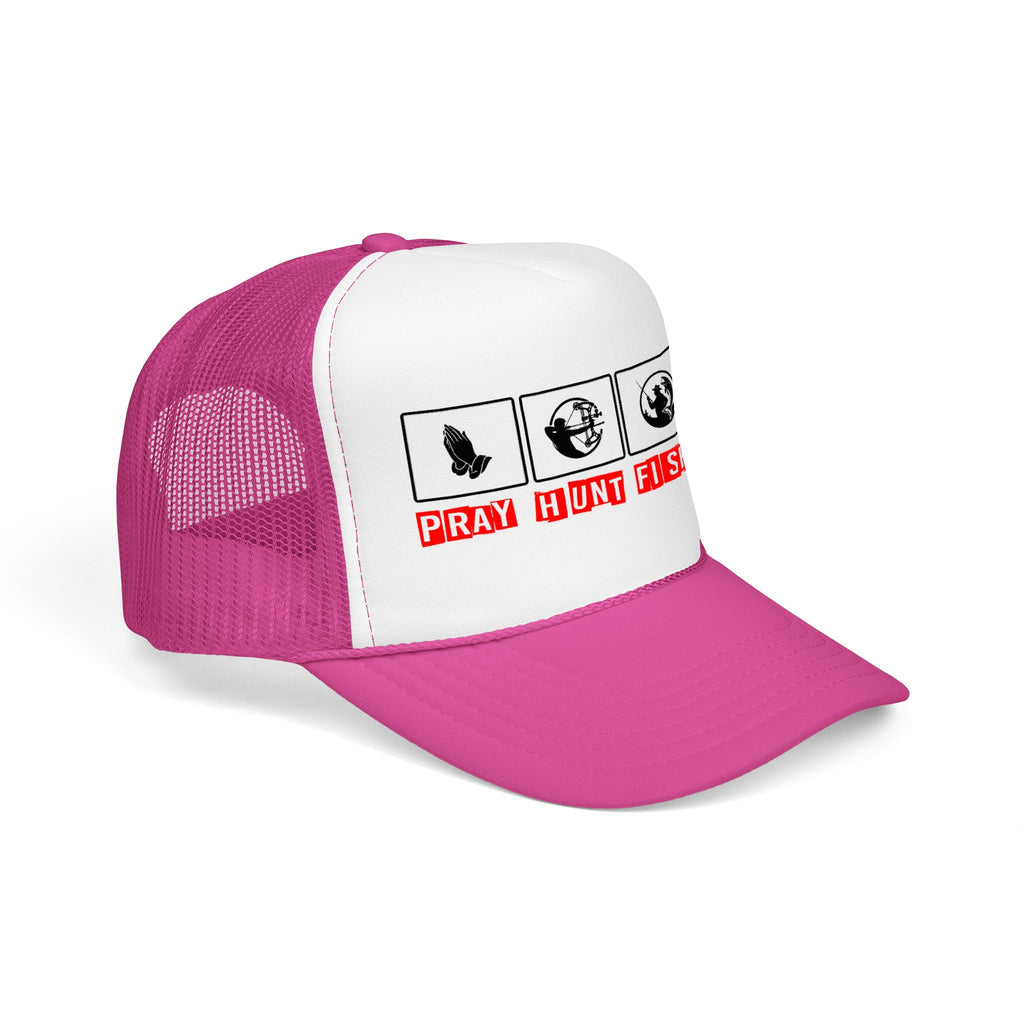 Pray Hunt Fish Grow Trucker Hat