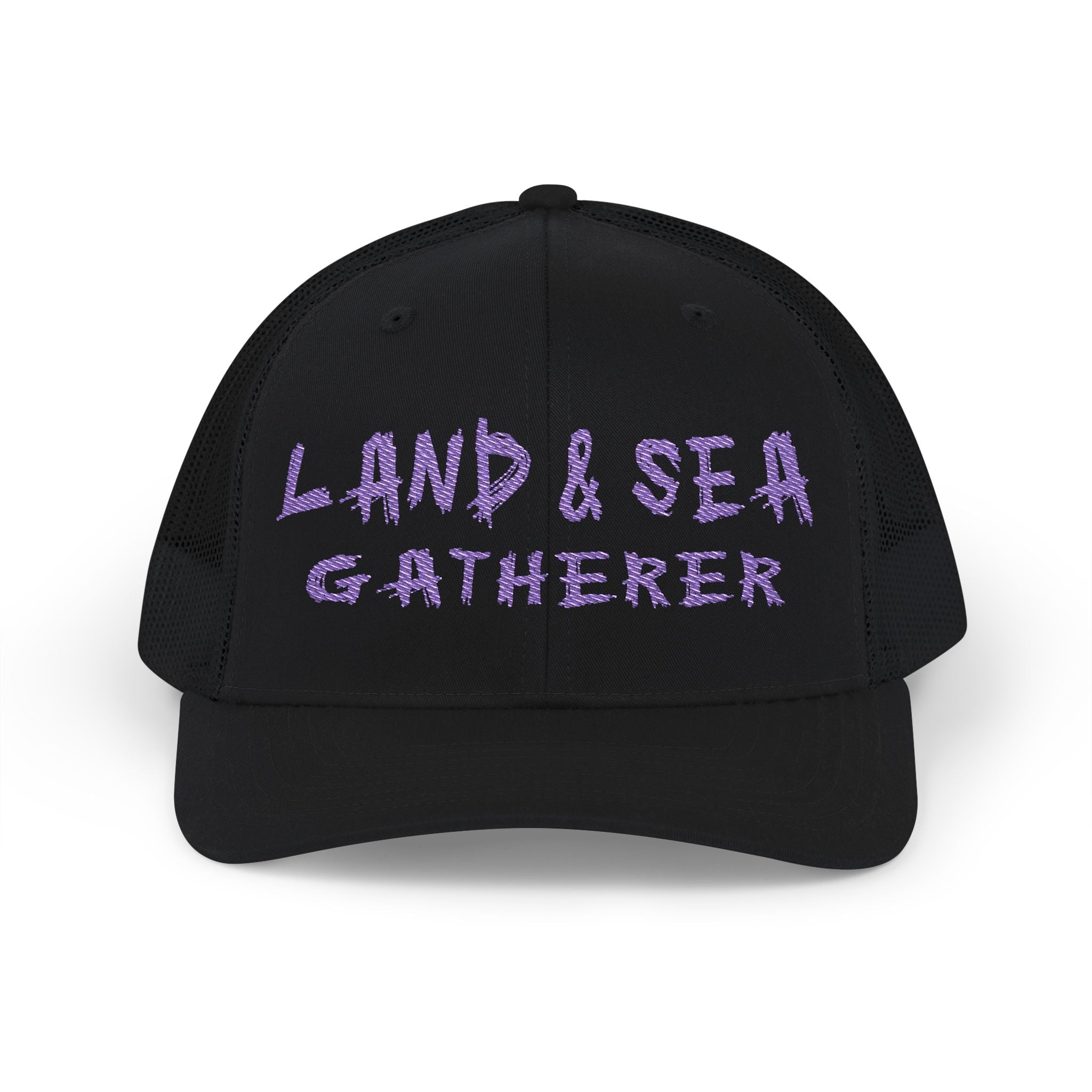 Land & Sea Gatherer Trucker Cap — Outdoor Adventure Snapback