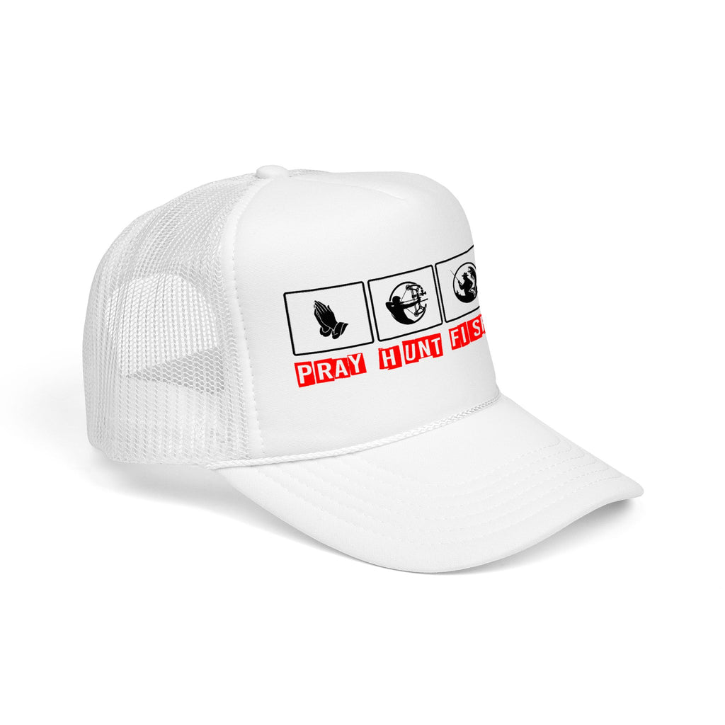 Pray Hunt Fish Grow Trucker Hat