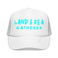 Land & Sea Gatherern Foam Trucker Hat – Outdoor Fishing & Foraging Foam Cap