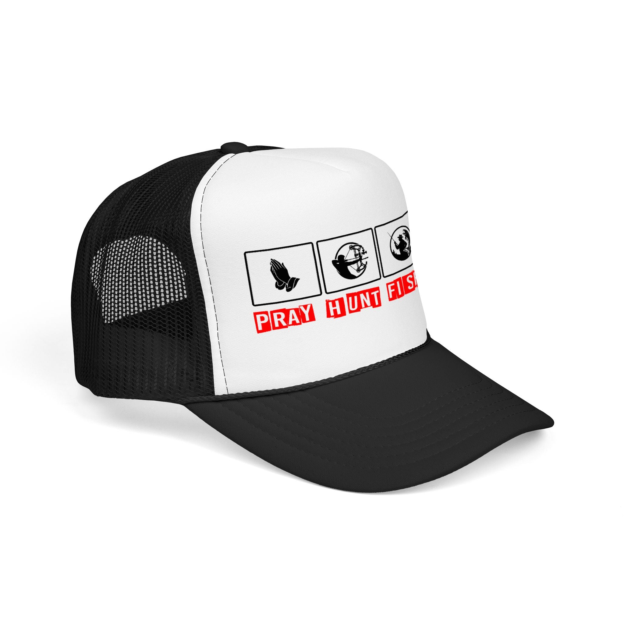 Pray Hunt Fish Grow Trucker Hat