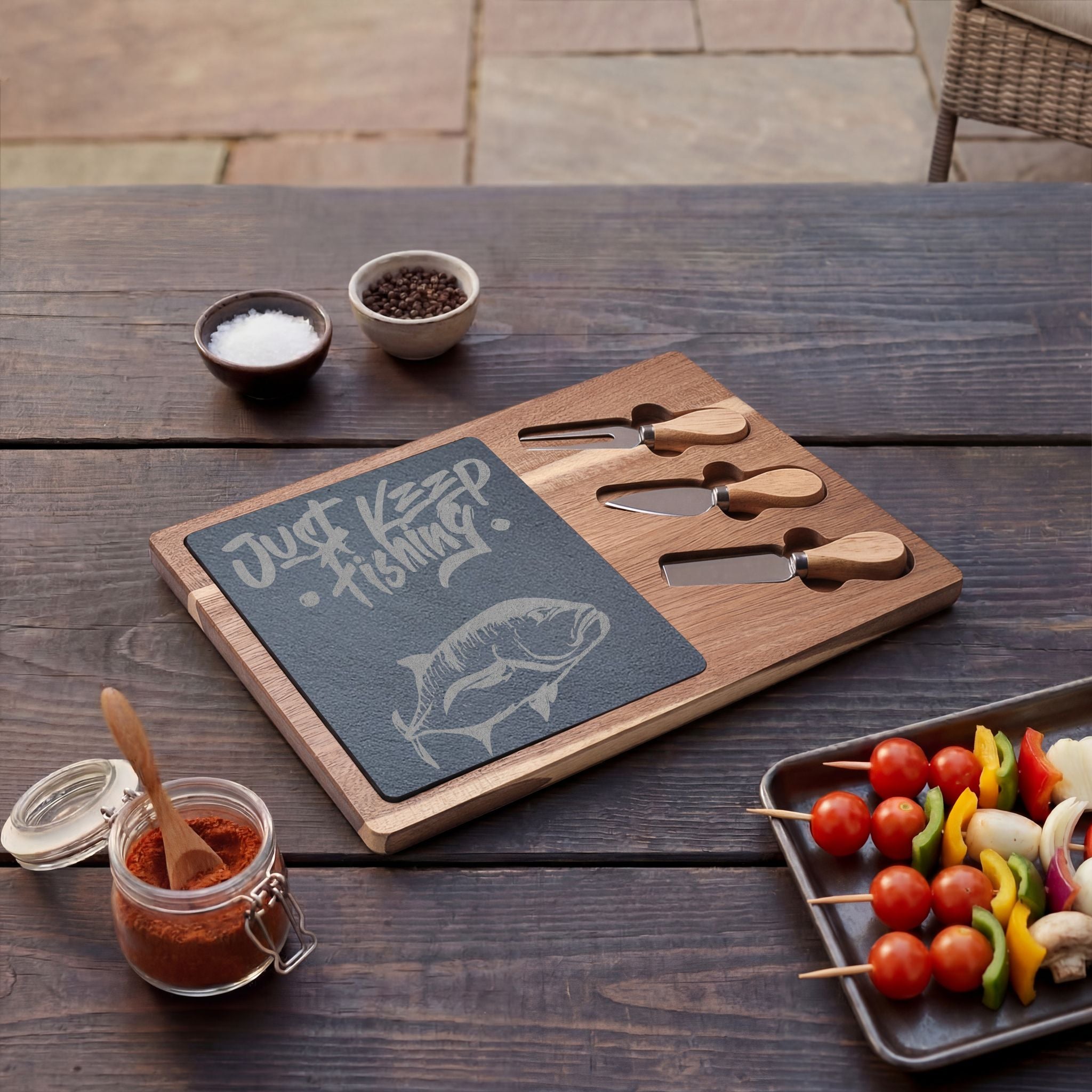Just Keep Fishing Cutting Board
