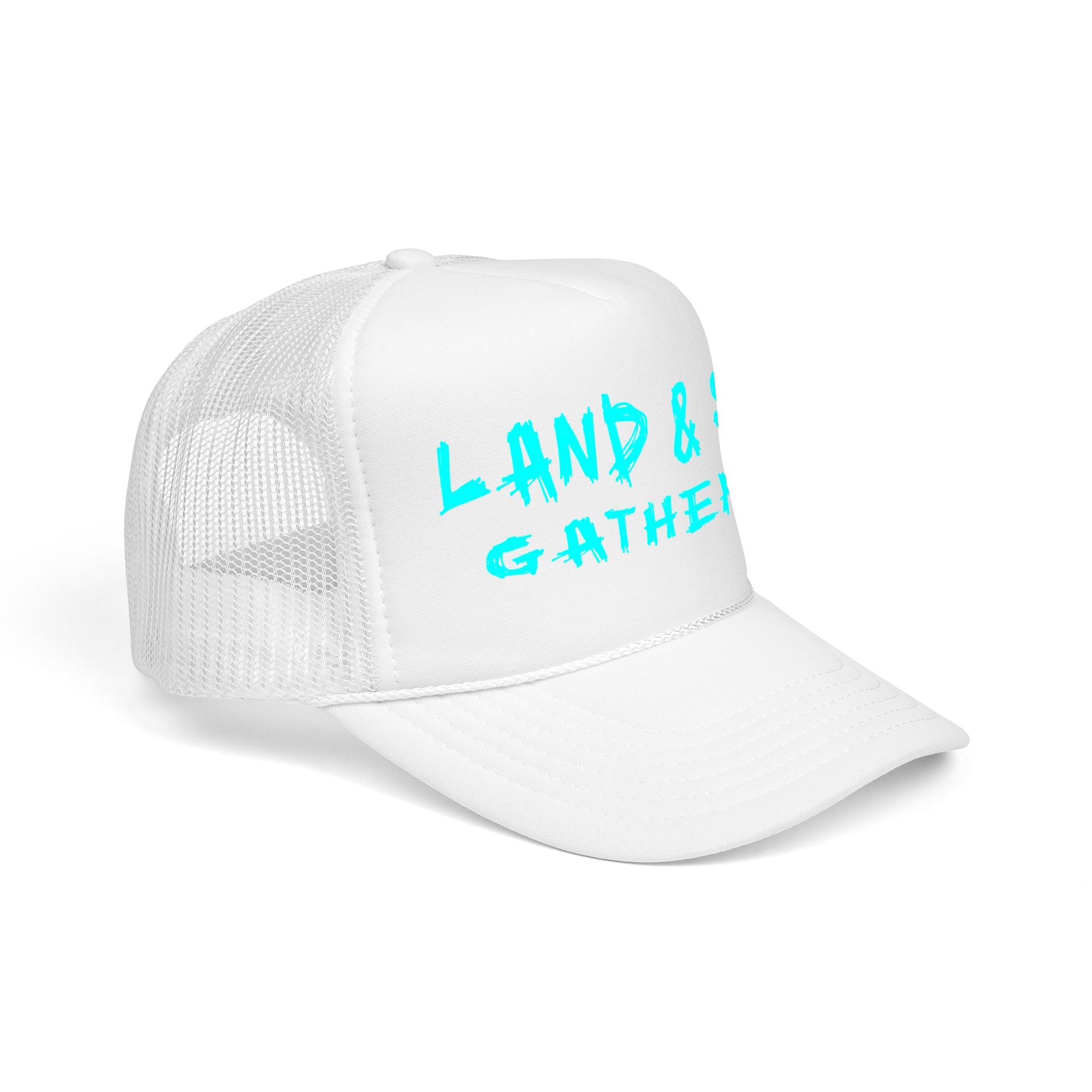 Land & Sea Gatherern Foam Trucker Hat – Outdoor Fishing & Foraging Foam Cap