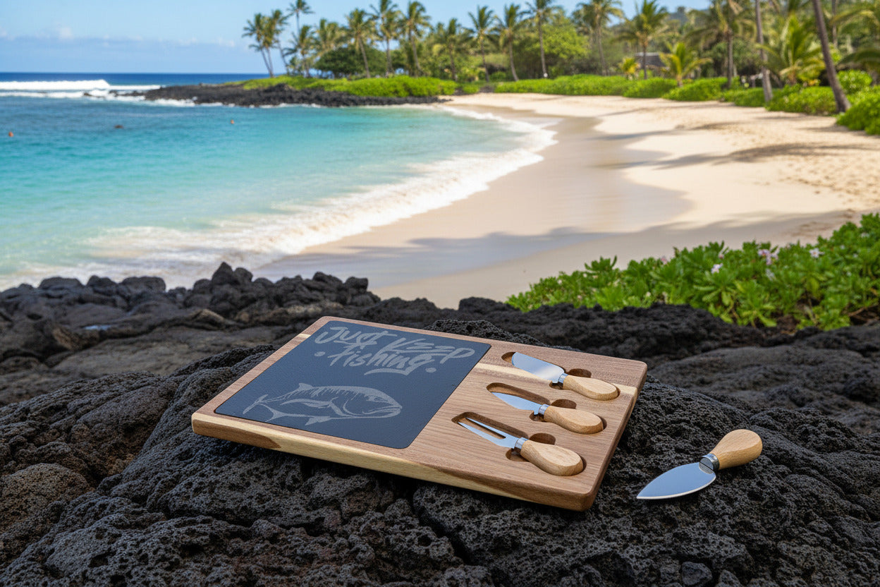 Just Keep Fishing Cutting Board